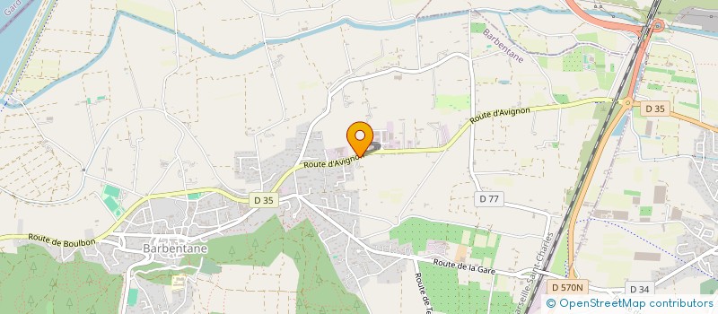 localisation de l'entreprise MONSIEUR FABRICE ARFARAS  BARBENTANE