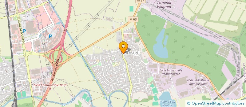 localisation de l'entreprise MONSIEUR FABRICE ARMBRUSTER  REICHSTETT