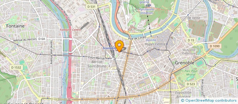 localisation de l'entreprise MONSIEUR FABRICE ARROYO à GRENOBLE