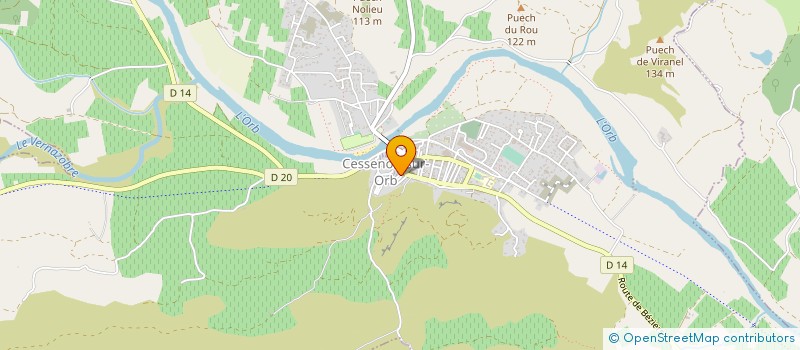 localisation de l'entreprise MONSIEUR FABRICE ASSEMAT  CESSENON-SUR-ORB