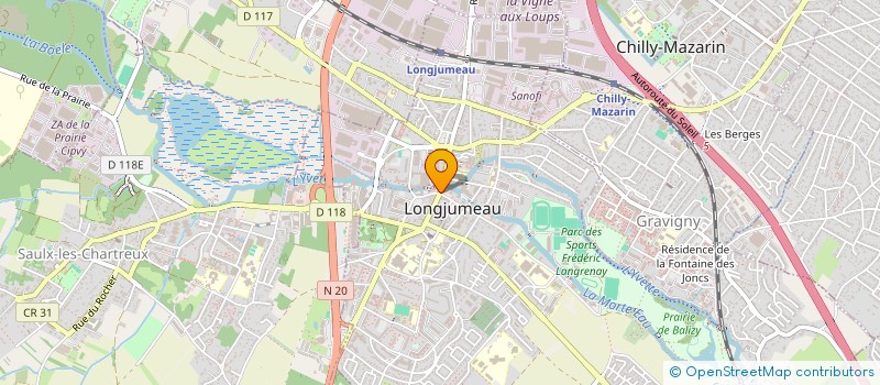 localisation de l'entreprise MONSIEUR FABRICE ATGER à LONGJUMEAU