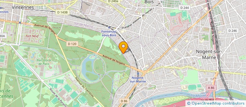 localisation de l'entreprise MONSIEUR FABRICE ATTALI à NOGENT-SUR-MARNE