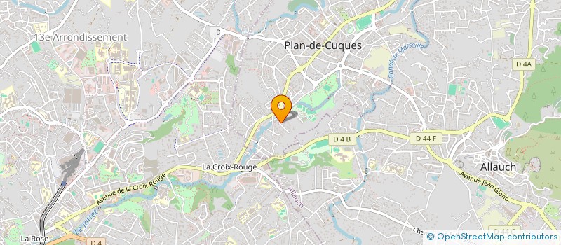 localisation de l'entreprise MONSIEUR FABRICE AUBERT à PLAN-DE-CUQUES