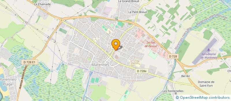 localisation de l'entreprise MONSIEUR FABRICE AUBERTOT  MARENNES-HIERS-BROUAGE