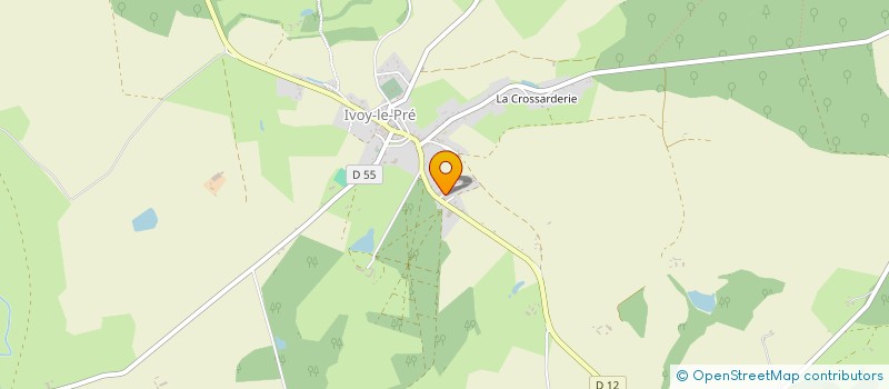 localisation de l'entreprise MONSIEUR FABRICE AUBRUN  IVOY-LE-PRE