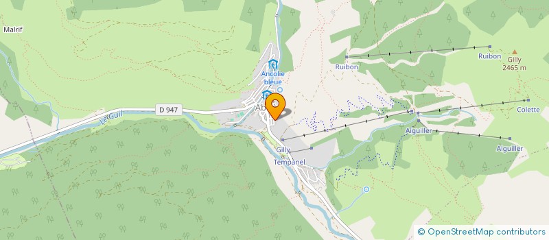 localisation de l'entreprise MONSIEUR FABRICE AUDIER-MERLE  ABRIES-RISTOLAS