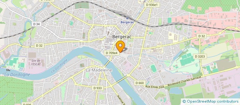 localisation de l'entreprise MONSIEUR FABRICE AUDINETTE à BERGERAC