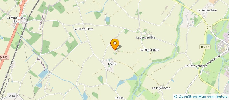 localisation de l'entreprise MONSIEUR FABRICE AUDUREAU  LES BROUZILS