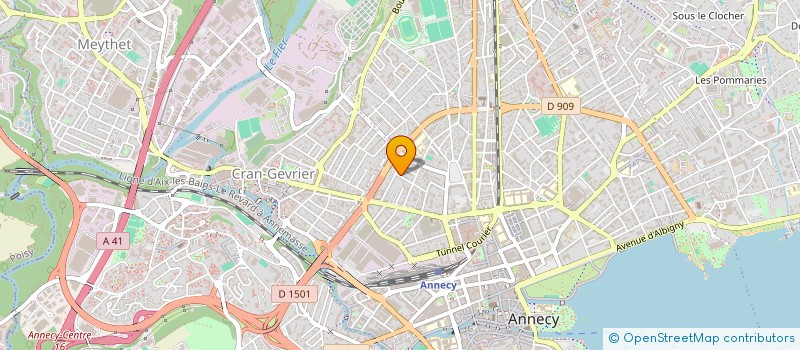 localisation de l'entreprise MONSIEUR FABRICE AUFRERE  ANNECY