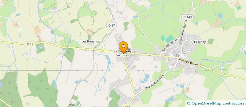 localisation de l'entreprise MONSIEUR FABRICE AUGEREAU  OREE-D'ANJOU