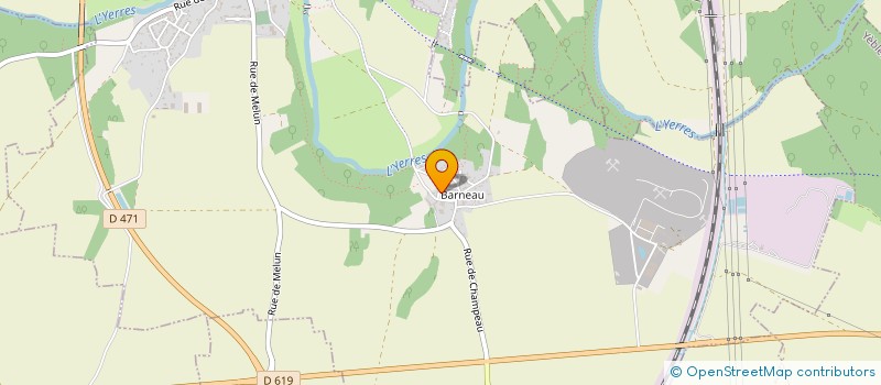 localisation de l'entreprise MONSIEUR FABRICE AULAGNIER  SOIGNOLLES-EN-BRIE