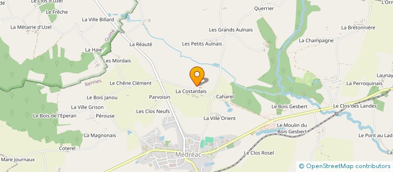 localisation de l'entreprise MONSIEUR FABRICE AUVE à LA CHAPELLE DU LOU DU LAC