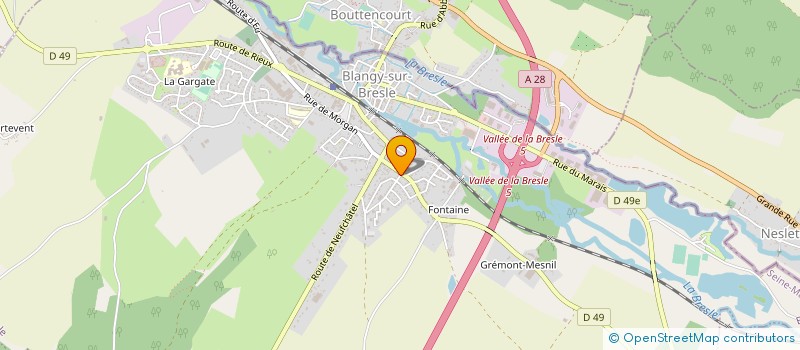 localisation de l'entreprise MONSIEUR FABRICE AUVRAY à BLANGY-SUR-BRESLE