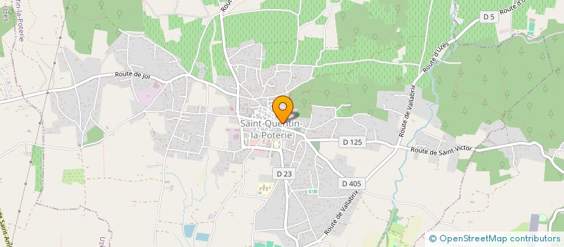 localisation de l'entreprise MONSIEUR FABRICE AZNAR  SAINT-QUENTIN-LA-POTERIE