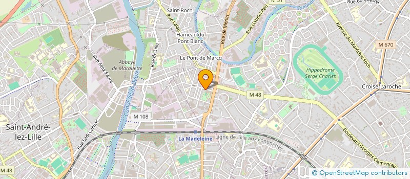 localisation de l'entreprise MONSIEUR FABRICE BABCZYNSKI à MARCQ-EN-BARŒUL