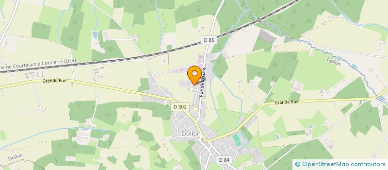 localisation de l'entreprise MONSIEUR FABRICE BABINOT  DOLLON