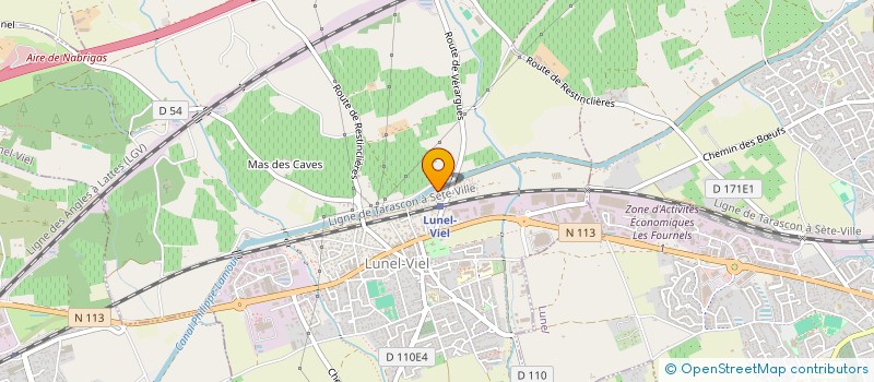 localisation de l'entreprise MONSIEUR FABRICE BACCEI  LUNEL-VIEL