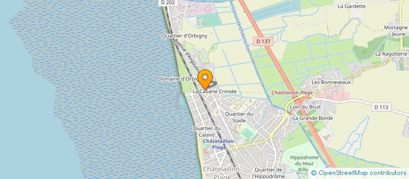 localisation de l'entreprise MONSIEUR FABRICE BACCHETTI à CHATELAILLON-PLAGE