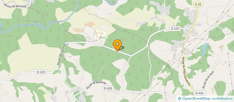 localisation de l'entreprise MONSIEUR FABRICE BACQUERISSE  HEUGAS