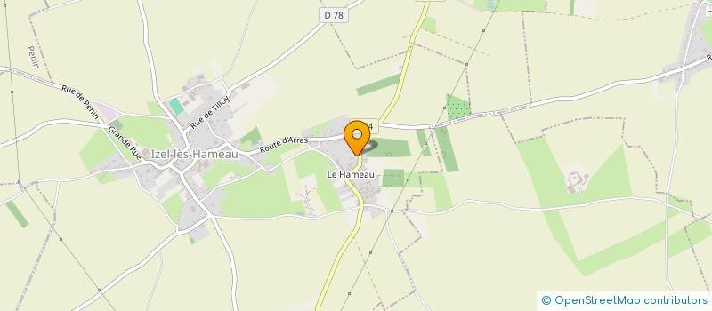 localisation de l'entreprise MONSIEUR FABRICE BAJEUX  IZEL-LES-HAMEAU