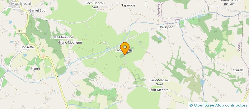 localisation de l'entreprise MONSIEUR FABRICE BALEMBITS  MONTPEZAT