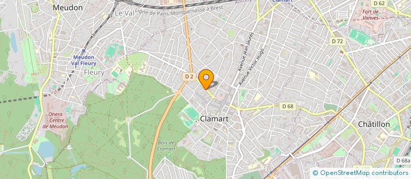 localisation de l'entreprise MONSIEUR FABRICE BALLARIN à CLAMART