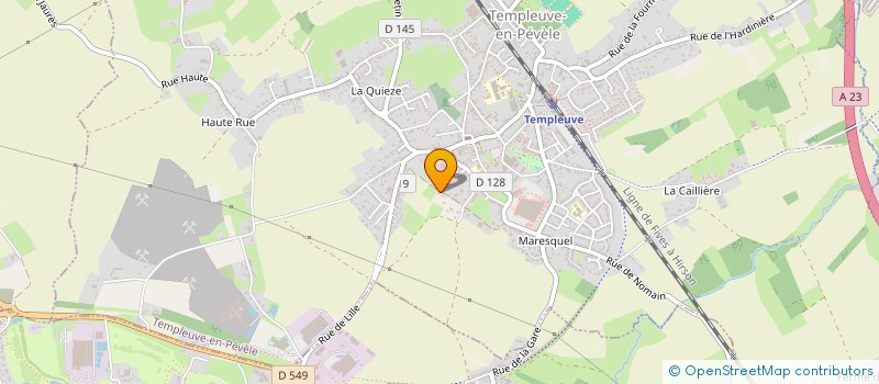 localisation de l'entreprise MONSIEUR FABRICE BALLOY  TEMPLEUVE-EN-PEVELE