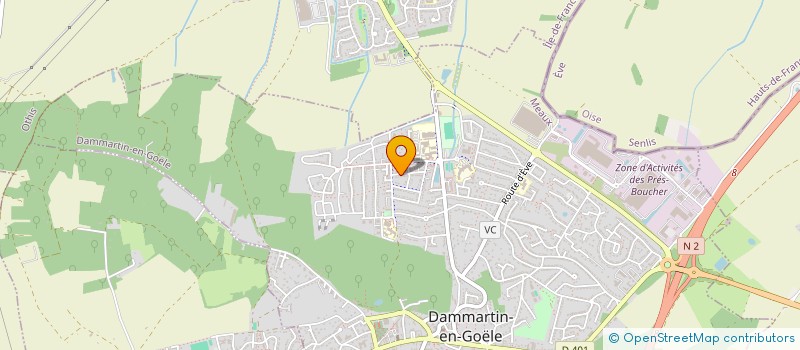 localisation de l'entreprise MONSIEUR FABRICE BALTIDE  DAMMARTIN-EN-GOELE