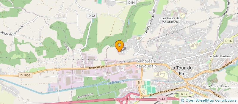 localisation de l'entreprise MONSIEUR FABRICE BARBALAT  SAINT-JEAN-DE-SOUDAIN