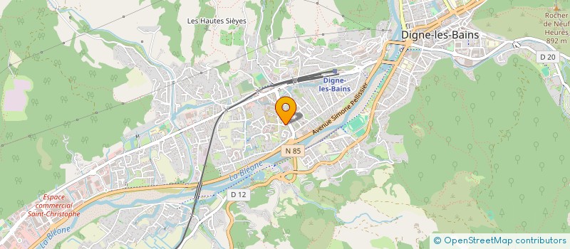 localisation de l'entreprise MONSIEUR FABRICE BARBE à DIGNE-LES-BAINS