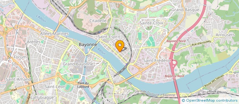 localisation de l'entreprise MONSIEUR FABRICE BARBE à BAYONNE