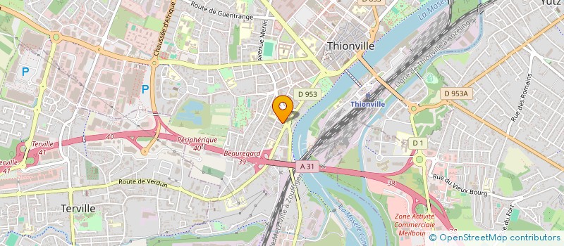 localisation de l'entreprise MONSIEUR FABRICE BARBIAN à THIONVILLE