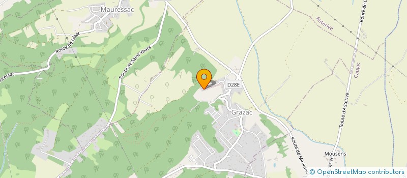 localisation de l'entreprise MONSIEUR FABRICE BARBIER  GRAZAC