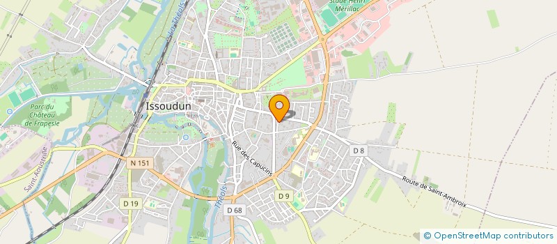 localisation de l'entreprise MONSIEUR FABRICE BARBOSA à ISSOUDUN