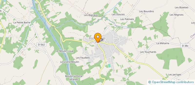 localisation de l'entreprise MONSIEUR FABRICE BARTHELEMY à BADECON-LE-PIN