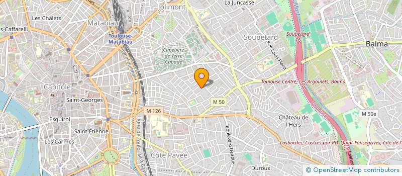 localisation de l'entreprise MONSIEUR FABRICE BAT à TOULOUSE