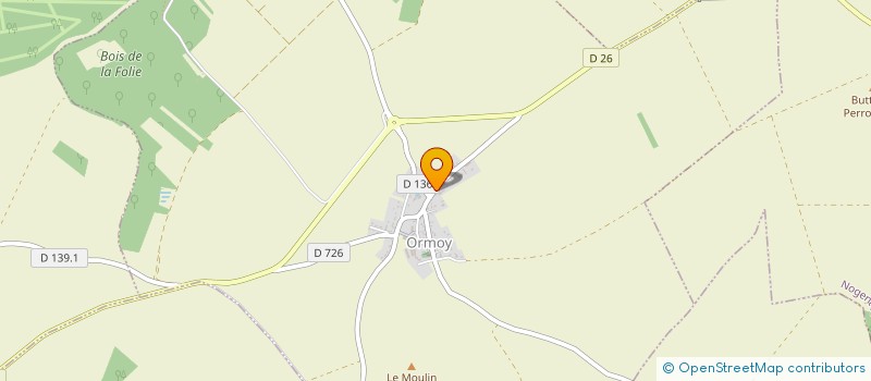 localisation de l'entreprise MONSIEUR FABRICE BAUBION à ORMOY