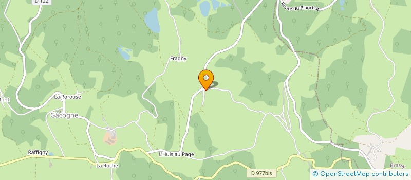 localisation de l'entreprise MONSIEUR FABRICE BAUDIN  GACOGNE