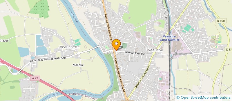 localisation de l'entreprise MONSIEUR FABRICE BAUMANN  VEAUCHETTE