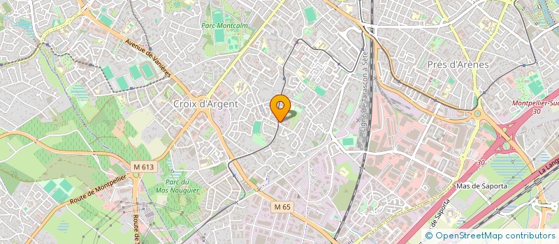 localisation de l'entreprise MONSIEUR FABRICE BAYLE à MONTPELLIER