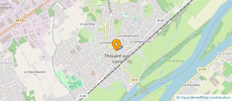 localisation de l'entreprise MONSIEUR FABRICE BAYNAUD à THOUARE-SUR-LOIRE