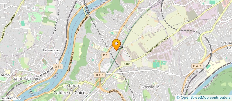 localisation de l'entreprise MONSIEUR FABRICE BEAL à CALUIRE-ET-CUIRE