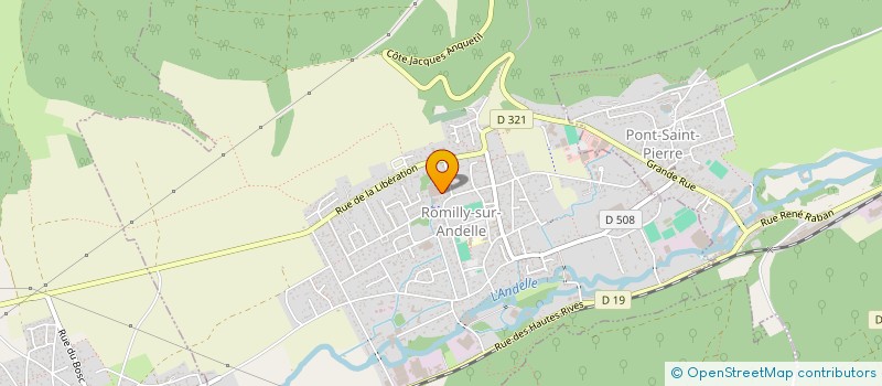 localisation de l'entreprise MONSIEUR FABRICE BEAUDET à ROMILLY-SUR-ANDELLE