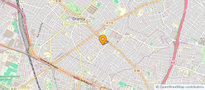 localisation de l'entreprise MONSIEUR FABRICE BEAUDET à DRANCY