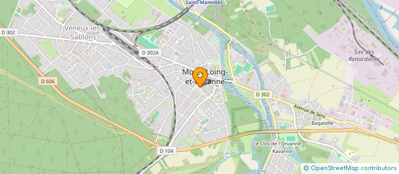 localisation de l'entreprise MONSIEUR FABRICE BEAUVAIS  MORET-LOING-ET-ORVANNE