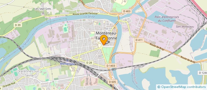 localisation de l'entreprise MONSIEUR FABRICE BECAM à MONTEREAU-FAULT-YONNE