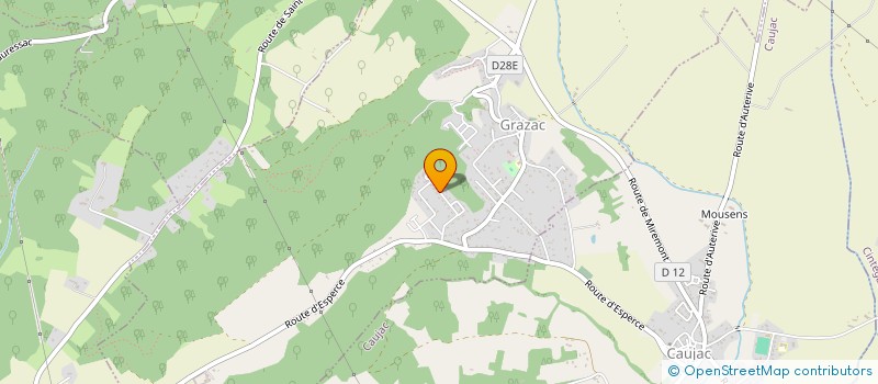 localisation de l'entreprise MONSIEUR FABRICE BEDE  GRAZAC