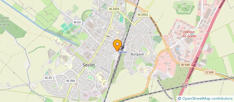 localisation de l'entreprise MONSIEUR FABRICE BEERNAERT  SECLIN