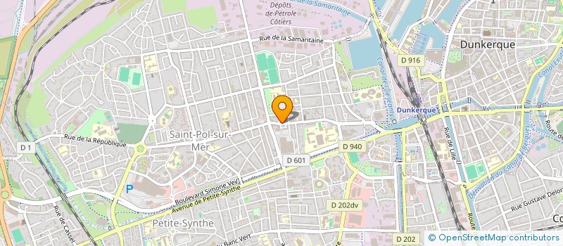 localisation de l'entreprise MONSIEUR FABRICE BEHELLE à DUNKERQUE