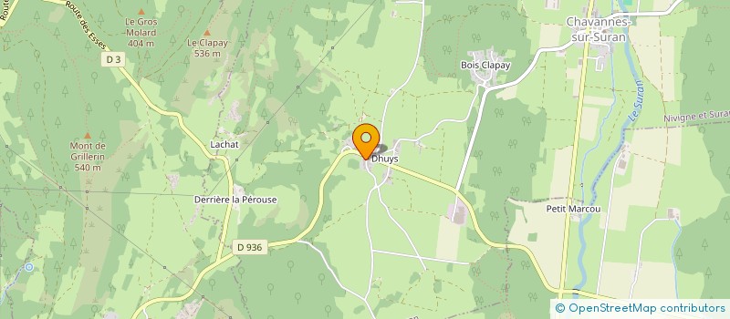 localisation de l'entreprise MONSIEUR FABRICE BELIN à NIVIGNE ET SURAN